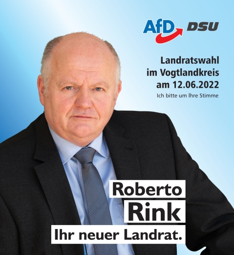 Landratswahl im Vogtlandkreis 2022 - Roberto Rink