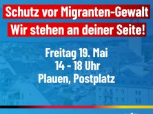 Infostand in Plauen – Postplatz